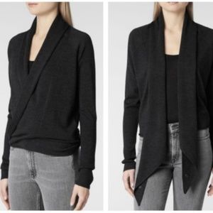 Soft All Saints wrap sweater